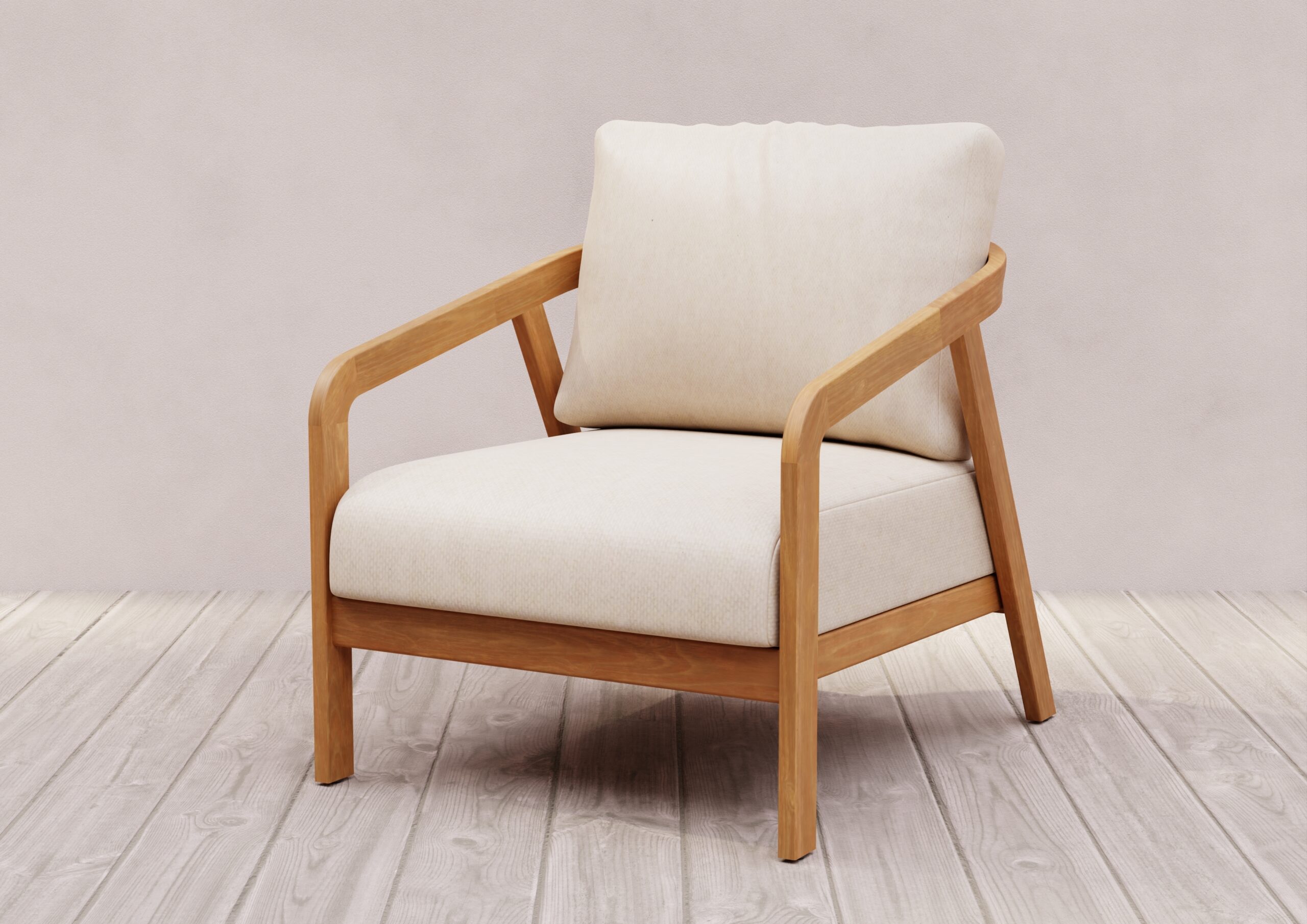 Brown lounge chair - 02