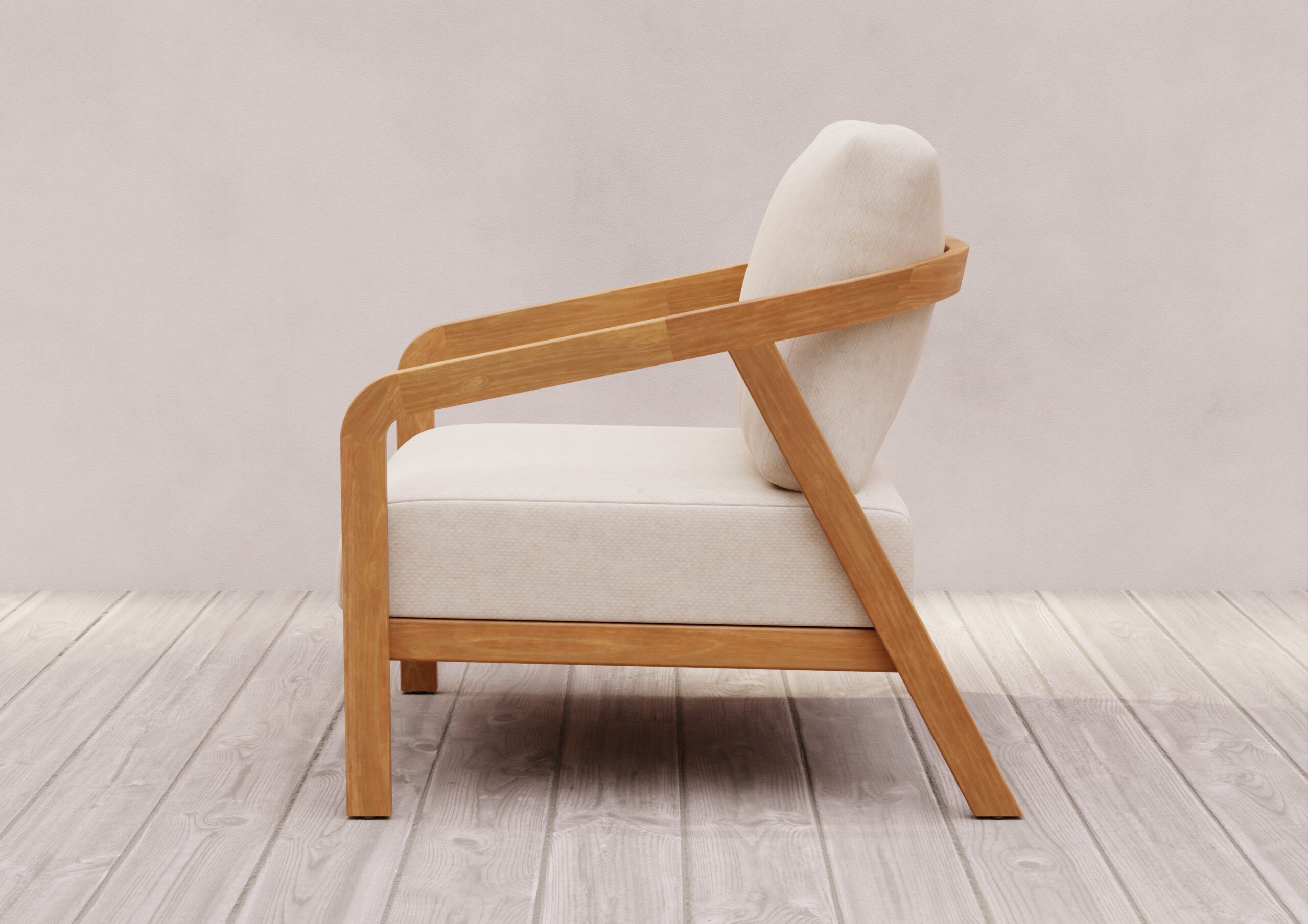 Brown lounge chair - 03