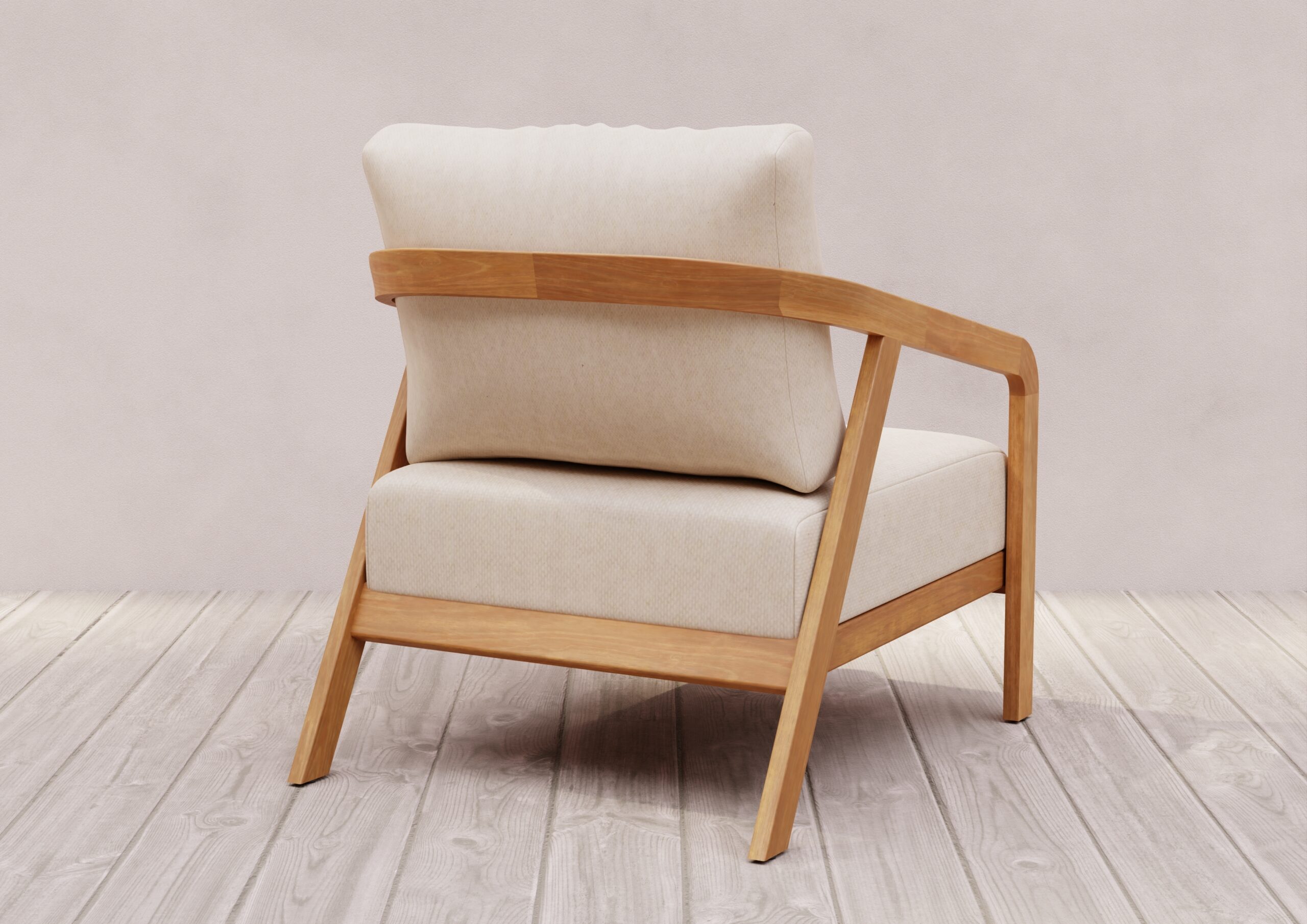 Brown lounge chair - 04