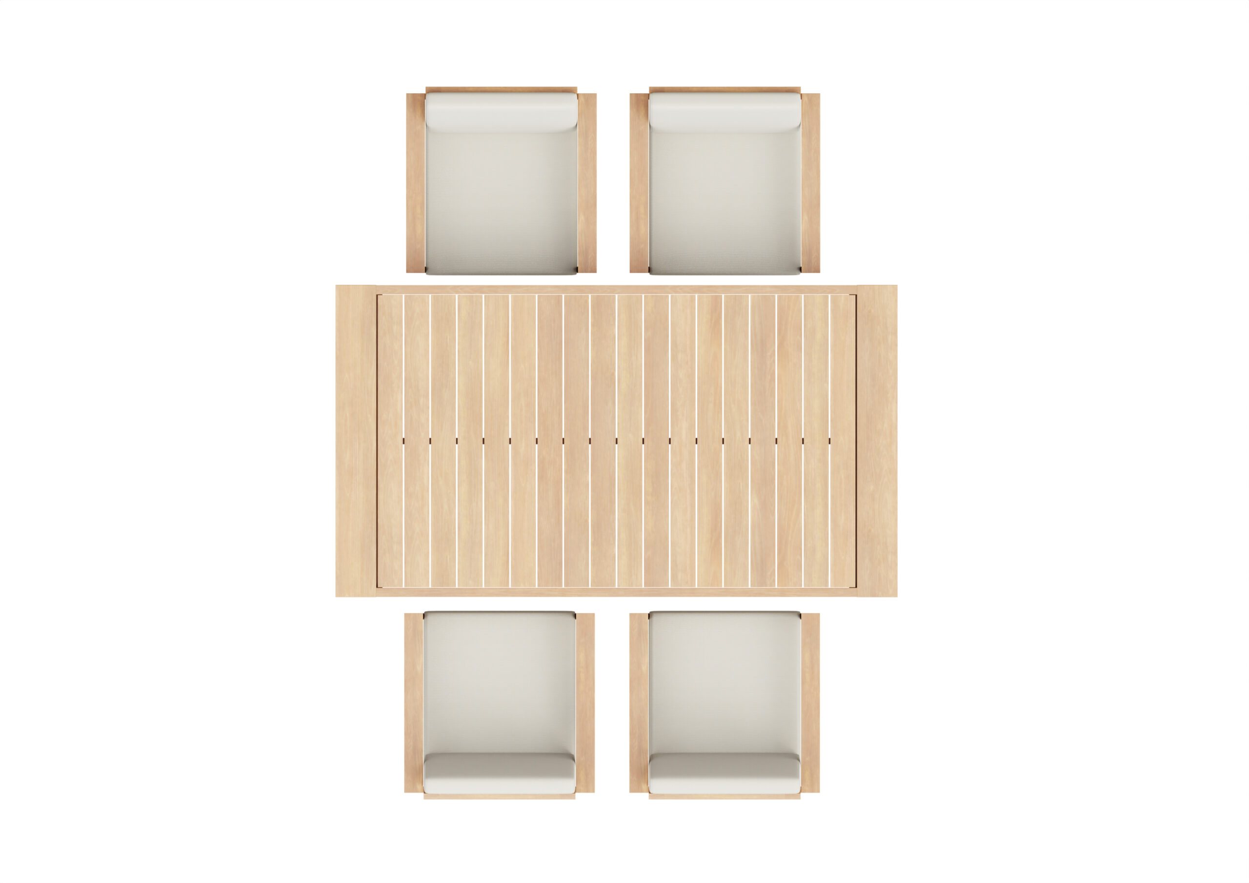 Gigi dining table 180cm - with Dining Armchair (3)